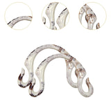 2Pcs Resin Handbag Handles Premium Supplies Gift Direct Replaces Hook Shaped Style B
