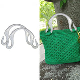 2Pcs Resin Handbag Handles Premium Supplies Gift Direct Replaces Hook Shaped Style C