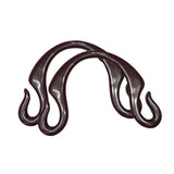 2Pcs Resin Handbag Handles Premium Supplies Gift Direct Replaces Hook Shaped Style D