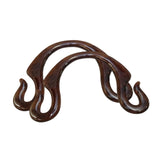 2Pcs Resin Handbag Handles Premium Supplies Gift Direct Replaces Hook Shaped Style E