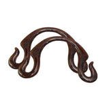 2Pcs Resin Handbag Handles Premium Supplies Gift Direct Replaces Hook Shaped Style E