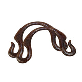 2Pcs Resin Handbag Handles Premium Supplies Gift Direct Replaces Hook Shaped Style E