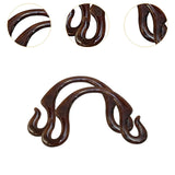 2Pcs Resin Handbag Handles Premium Supplies Gift Direct Replaces Hook Shaped Style E