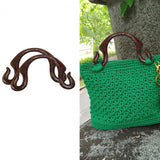 2Pcs Resin Handbag Handles Premium Supplies Gift Direct Replaces Hook Shaped Style E