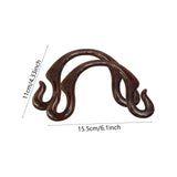 2Pcs Resin Handbag Handles Premium Supplies Gift Direct Replaces Hook Shaped Style E