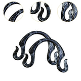 2Pcs Resin Handbag Handles Premium Supplies Gift Direct Replaces Hook Shaped Style F