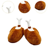 Maxbell Thanksgiving Turkey Slippers Soft Warm Flat Slippers for Home Party Carnival