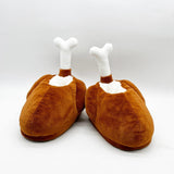 Maxbell Thanksgiving Turkey Slippers Soft Warm Flat Slippers for Home Party Carnival