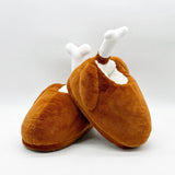 Maxbell Thanksgiving Turkey Slippers Soft Warm Flat Slippers for Home Party Carnival