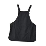 Work Apron Portable Catering Workwear Apron for Painting Art Working Cooking Black