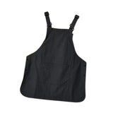 Work Apron Portable Catering Workwear Apron for Painting Art Working Cooking Black