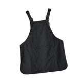 Work Apron Portable Catering Workwear Apron for Painting Art Working Cooking Black