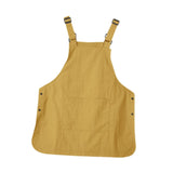 Work Apron Portable Catering Workwear Apron for Painting Art Working Cooking Yellow