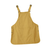 Work Apron Portable Catering Workwear Apron for Painting Art Working Cooking Yellow