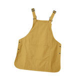 Work Apron Portable Catering Workwear Apron for Painting Art Working Cooking Yellow