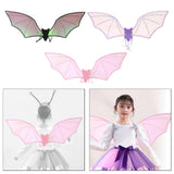 Maxbell Halloween Bats Wing Modern Wing Props for Cosplay Carnival Stage Performance Black