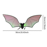 Maxbell Halloween Bats Wing Modern Wing Props for Cosplay Carnival Stage Performance Black