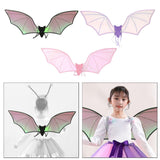 Maxbell Halloween Bats Wing Modern Wing Props for Cosplay Carnival Stage Performance Black