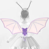 Maxbell Halloween Bats Wing Modern Wing Props for Cosplay Carnival Stage Performance Purple