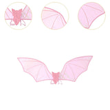 Maxbell Halloween Bats Wing Modern Wing Props for Cosplay Carnival Stage Performance Pink