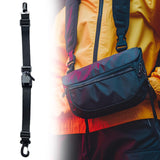 Maxbell Crossbody Bag Chest Strap Sling Backpack Strap for Travel Backpacking Biking