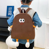 Maxbell Kids Backpack Adorable Fashion Girls Backpack for Girls Kindergarten Brown