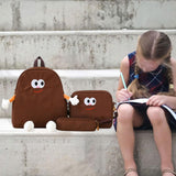 Maxbell Kids Backpack Adorable Fashion Girls Backpack for Girls Kindergarten Brown