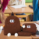 Maxbell Kids Backpack Adorable Fashion Girls Backpack for Girls Kindergarten Brown