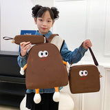Maxbell Kids Backpack Adorable Fashion Girls Backpack for Girls Kindergarten Brown