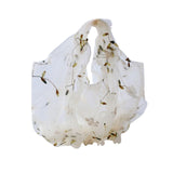 Maxbell Embroidery Flower Handbag Reusable Grocery Bag for Travel Camping Women Girl Apricot