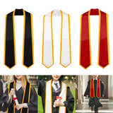 Maxbell Graduation Stole for Graduation Ceremonies Academic Commencements University black