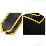 Maxbell Graduation Stole for Graduation Ceremonies Academic Commencements University black