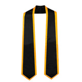 Maxbell Graduation Stole for Graduation Ceremonies Academic Commencements University black
