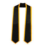 Maxbell Graduation Stole for Graduation Ceremonies Academic Commencements University black