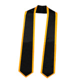 Maxbell Graduation Stole for Graduation Ceremonies Academic Commencements University black