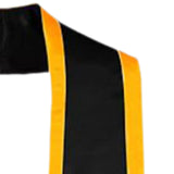 Maxbell Graduation Stole for Graduation Ceremonies Academic Commencements University black