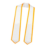 Maxbell Graduation Stole for Graduation Ceremonies Academic Commencements University white