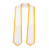 Maxbell Graduation Stole for Graduation Ceremonies Academic Commencements University white