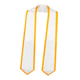 Maxbell Graduation Stole for Graduation Ceremonies Academic Commencements University white