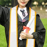 Maxbell Graduation Stole for Graduation Ceremonies Academic Commencements University white