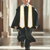 Maxbell Graduation Stole for Graduation Ceremonies Academic Commencements University white