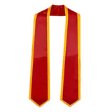 Maxbell Graduation Stole for Graduation Ceremonies Academic Commencements University red