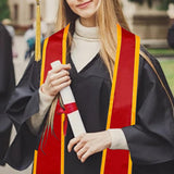 Maxbell Graduation Stole for Graduation Ceremonies Academic Commencements University red