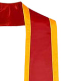 Maxbell Graduation Stole for Graduation Ceremonies Academic Commencements University red