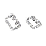 Maxbell 2x Crystal Shoe Buckles Bridal Shoes Decoration Shiny Rhinestones Shoe Clips
