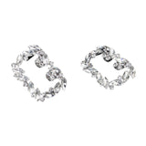 Maxbell 2x Crystal Shoe Buckles Bridal Shoes Decoration Shiny Rhinestones Shoe Clips