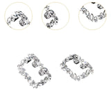 Maxbell 2x Crystal Shoe Buckles Bridal Shoes Decoration Shiny Rhinestones Shoe Clips