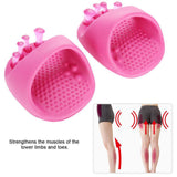 Maxbell 2Pcs Arch Trainers Professional Gifts Sandles for Foot Massage Foot Massager Rose Red