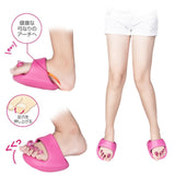 Maxbell 2Pcs Arch Trainers Professional Gifts Sandles for Foot Massage Foot Massager Rose Red