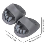 Maxbell 2Pcs Arch Trainers Professional Gifts Sandles for Foot Massage Foot Massager Gray